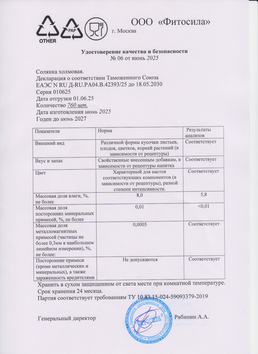 Паспорт №010625